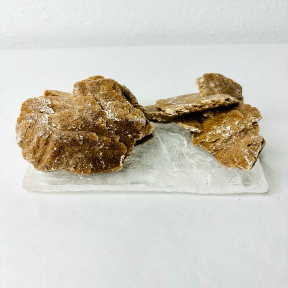 Set of 2 Desert Rose Gypsum - Picture 3 of 7